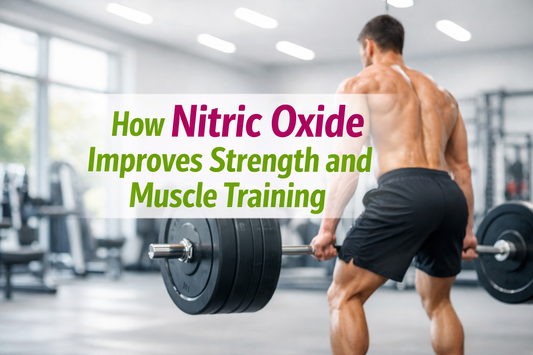 Man performing a deadlift to demonstrate nitric oxide strength training and athletic performance.
