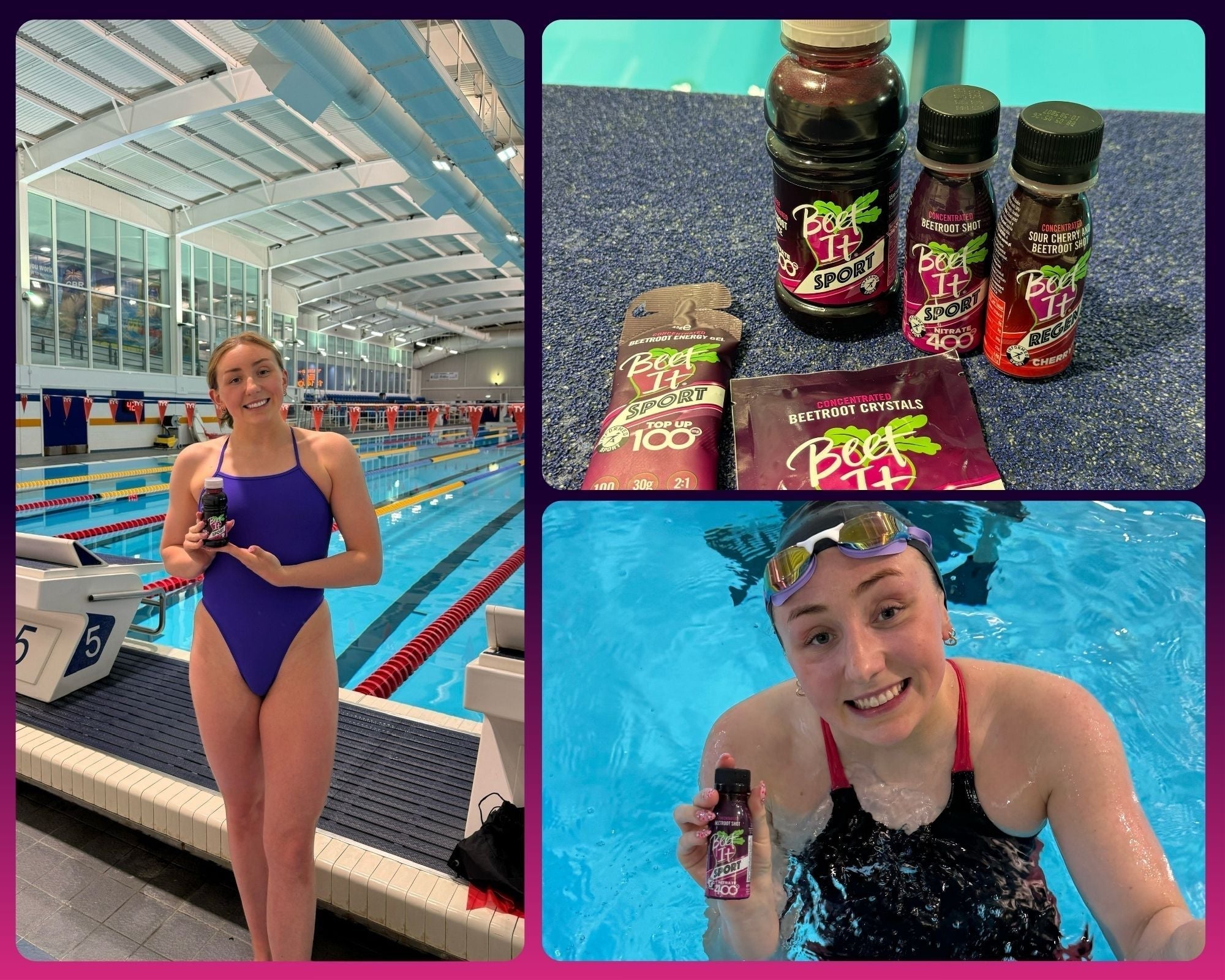 Jess Podger – Beet It Sport Ambassador & Swimmer – Beet It US