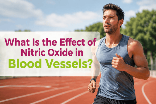 what is the effect of nitric oxide in blood vessels improving blood flow circulation and athletic performance in a healthy athlete body