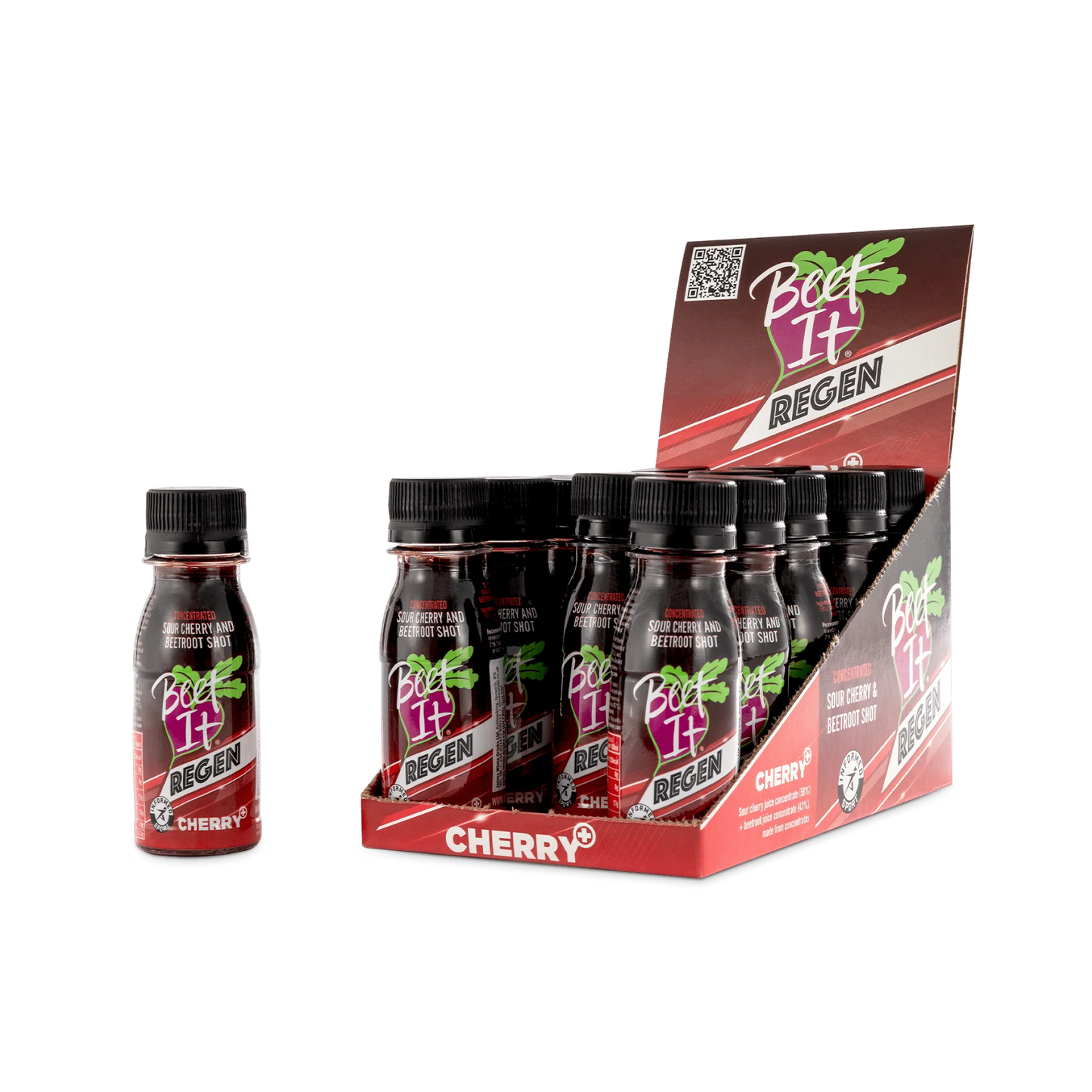 BEET IT REGEN CHERRY+ SHOT - Master Case (180 Shots)